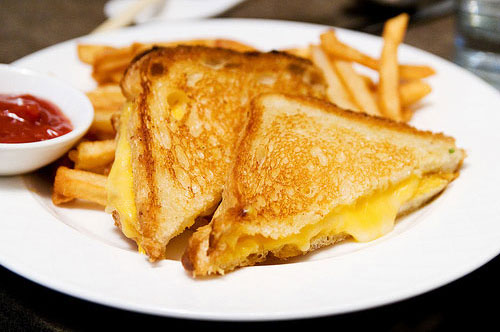 Image result for kids grilled cheese and fries